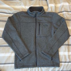 The North Face Boy’s Gordon Lyons Full-Zip Fleece Jacket - Grey - Size Youth L